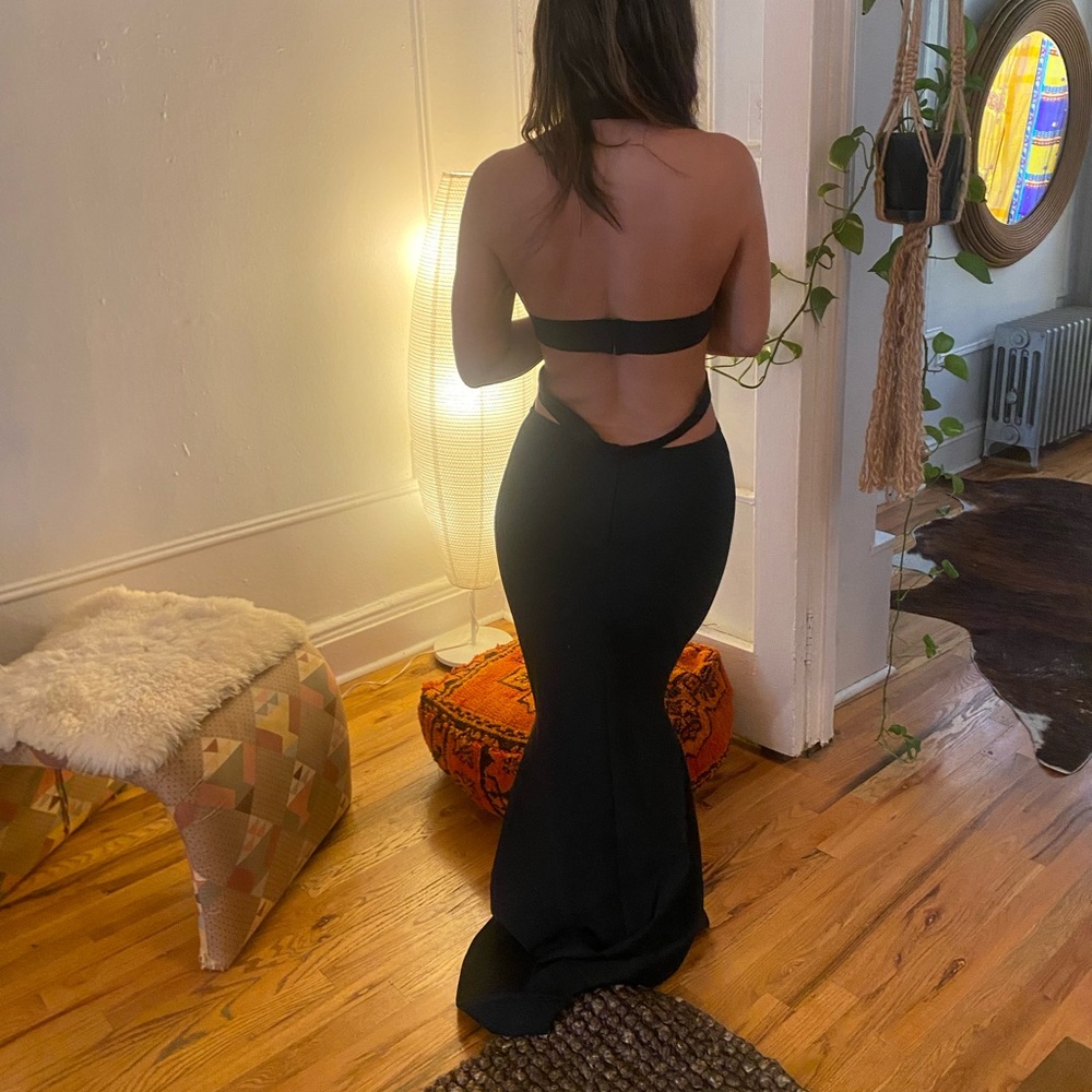 Black gown